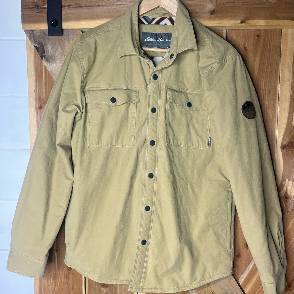 Eddie Bauer Mens Outdoor Jacket Shacket Lined size M